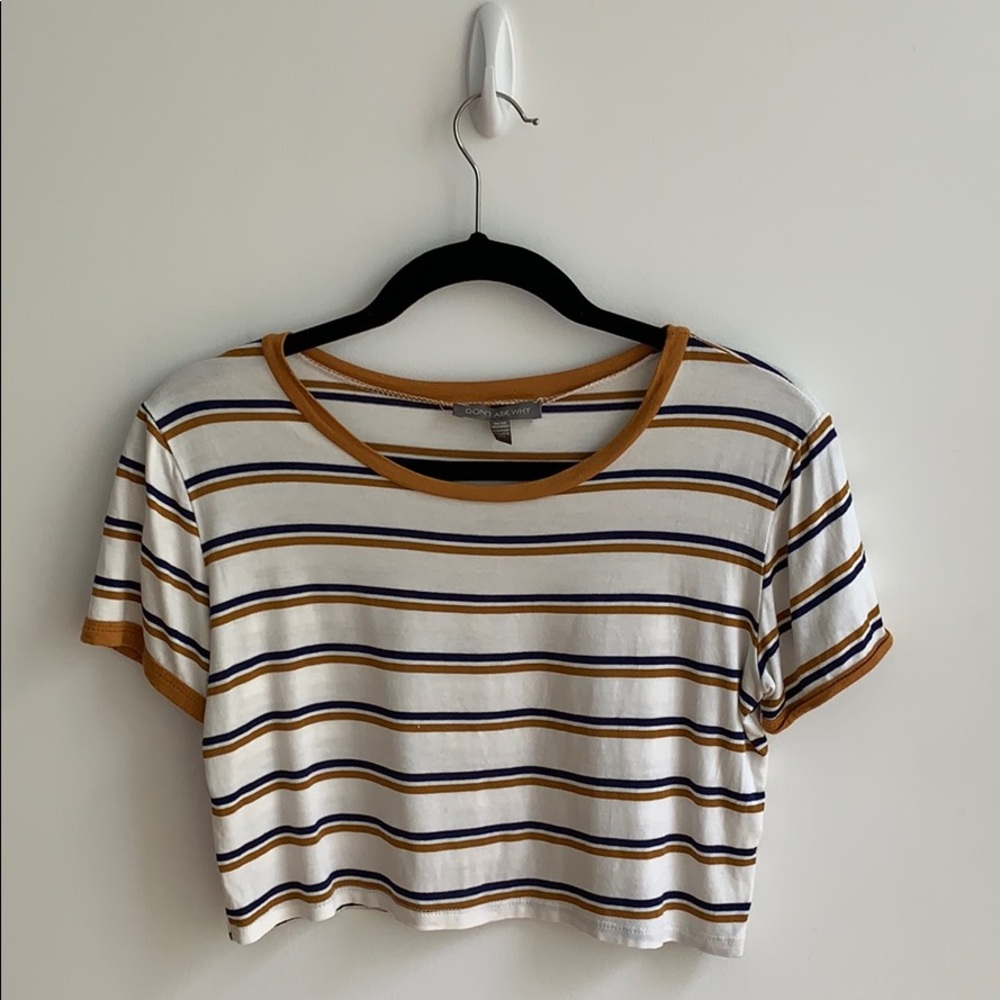 American Eagle Cropped Striped top